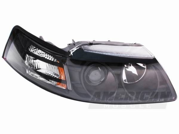 Ford Mustang Black Projector Headlights - 49126
