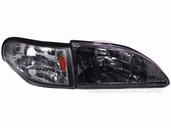Ford Mustang Black Headlights - 49050