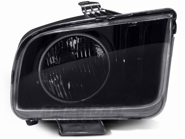 Ford Mustang Smoked Headlight with CCFL Halo - 49061