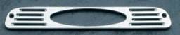 All Sales Third Brake Light Cover - Oval Design Design - Brushed - 54006