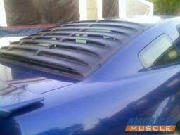 Ford Mustang Textured ABS Rear Window Louvers - 75000