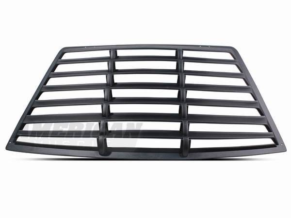 Ford Mustang Textured ABS Rear Window Louvers - 75004
