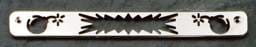 All Sales Third Brake Light Cover - Da Bomb Design - Brushed - 94002
