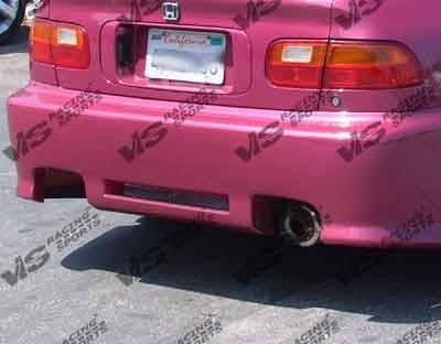 Honda Civic HB VIS Racing Z1 boxer Full Body Kit - 92HDCVCHBZ1-099 thumbnail 2