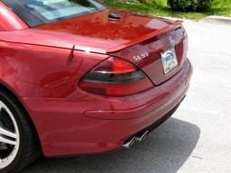 Rear Lip Spoiler Painted 590 Red