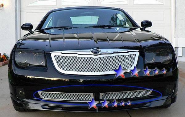 Chrysler Crossfire APS Wire Mesh Grille - Bumper - Stainless Steel - R76526T