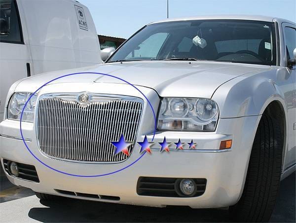 Chrysler 300 APS Billet Grille - Upper - Aluminum - R85300V