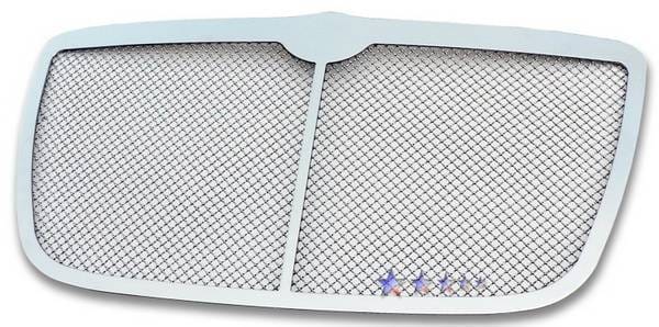 Chrysler 300 APS Wire Mesh Grille - with Vertical Center Bar - Upper - Stainless Steel - R75300X thumbnail 2