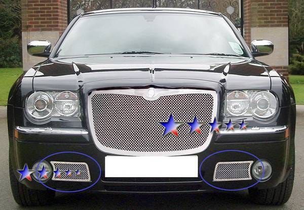 Chrysler 300 APS Wire Mesh Grille - Bumper - Stainless Steel - R75309T