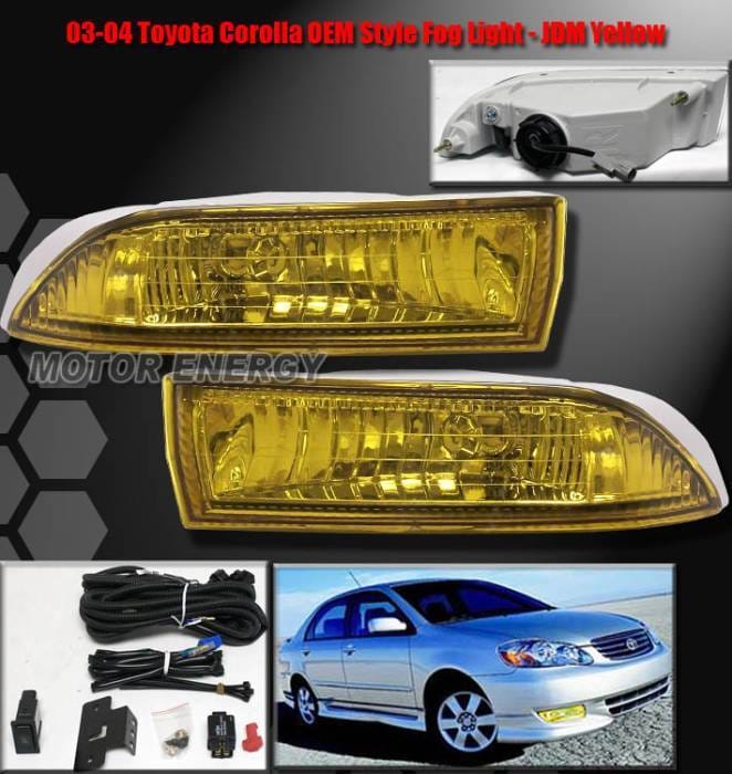 Yellow  Fog Lights Complete Set