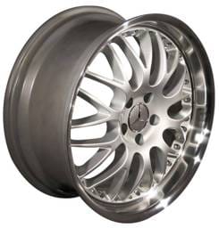 19 inch Deep Dish Split Spoke Silver - 4 wheel set