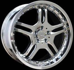 18 Inch X3 Chrome - 4 Wheel Set