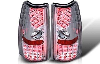 Chevrolet Silverado WinJet LED Taillight - Chrome & Clear - WJ20-0006-01
