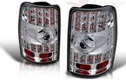 GMC Yukon WinJet LED Taillight - Chrome & Clear - WJ20-0007-01