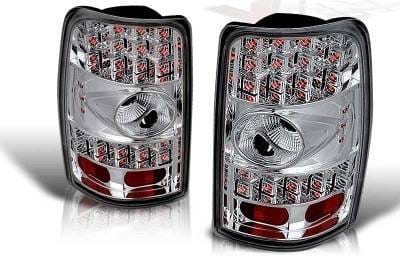 GMC Yukon WinJet LED Taillight - Chrome & Clear - WJ20-0007-01