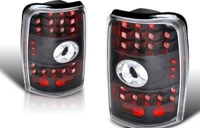 GMC Yukon WinJet LED Taillight - Black & Clear - WJ20-0007-04