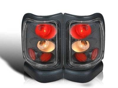Dodge Ram WinJet Altezza Taillight - Carbon Fiber & Clear - WJ20-0012-06