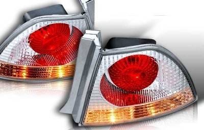 Honda Accord WinJet Altezza Taillight - Chrome & Clear - WJ20-0026-01