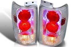 Ford Expedition WinJet Altezza Taillight with Halo - Chrome & Clear - WJ20-0020-01