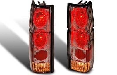 Nissan Pickup WinJet Altezza Taillight with Halo - Chrome & Smoke - WJ20-0042-02