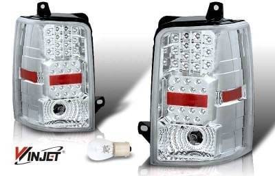 Jeep Grand Cherokee WinJet LED Taillight - Chrome & Clear - WJ20-0147-01