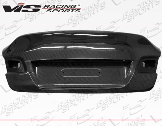 BMW 3 Series 2DR VIS Racing AMS Style Carbon Fiber Trunk - 07BME922DAMS-020C thumbnail 2