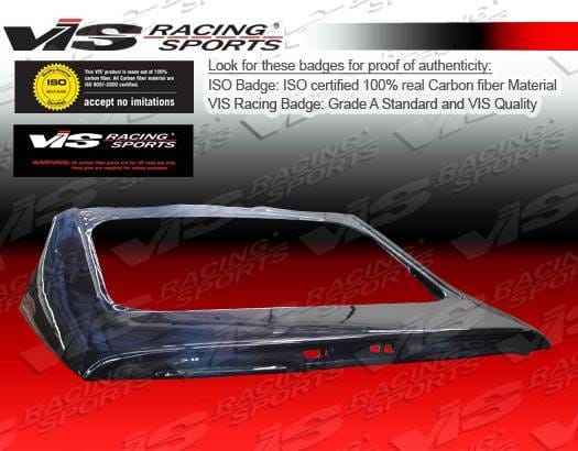 Nissan 240SX HB VIS Racing OEM Carbon Fiber Hatch - 89NS240HBOE-020C