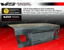 Honda Civic 2DR VIS Racing OEM Carbon Fiber Trunk - 96HDCVC2DOE-020C