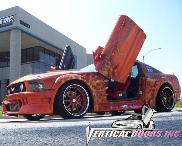 Ford Mustang Vertical Doors Inc Vertical Lambo Door Kit - VDCFM6970
