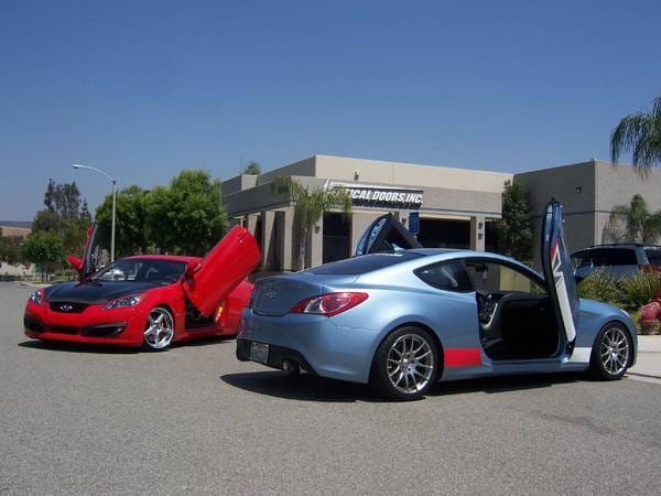 Hyundai Genesis Vertical Doors Inc Vertical Lambo Door Kit - VDCHG0910