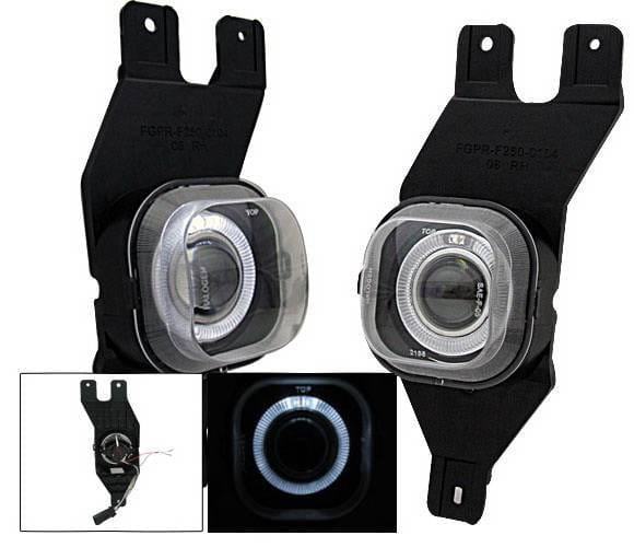 Ford F250 4CarOption Halo Projector Fog Lights - XT-FGPR-F250-0104