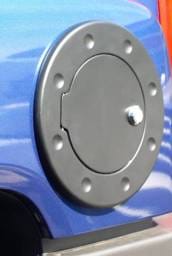Hummer H3 Aries Black Billet Fuel Lid with Hinge