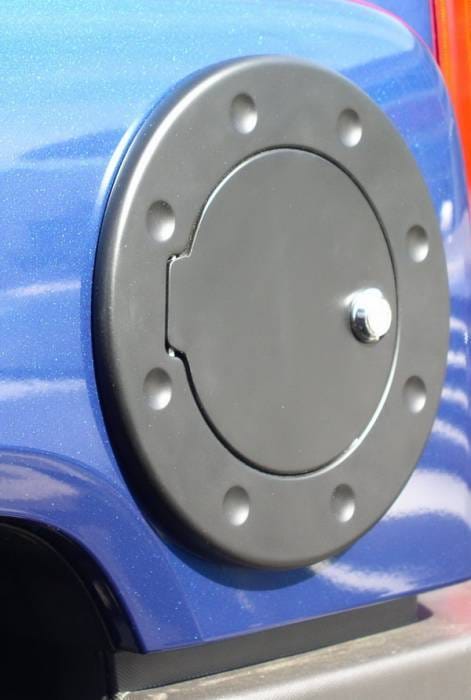 Hummer H3 Aries Black Billet Fuel Lid with Hinge