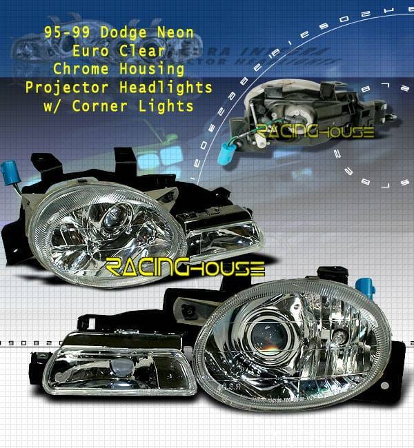 Euro Chrome Clear Headlights With Signals