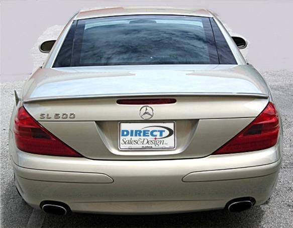 Rear Lip Spoiler Painted 744 Silver thumbnail 2