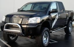 Nissan Armada Aries Bull Bar with Stainless Skid - 3 Inch