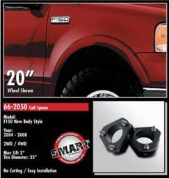 ReadyLift Strut Extension Suspension Leveling Kit - 3 Inch Lift 35 Inch Max Tire