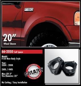 ReadyLift Strut Extension Suspension Leveling Kit - 3 Inch Lift 35 Inch Max Tire