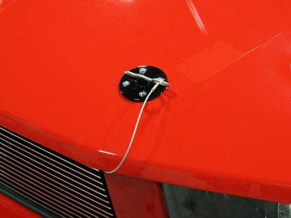 Ford Mustang Stack Racing Black Hood Pin Appearance Kit - 11055