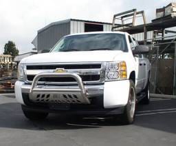 Chevrolet Silverado Aries Bull Bar with Stainless Skid - 3 Inch