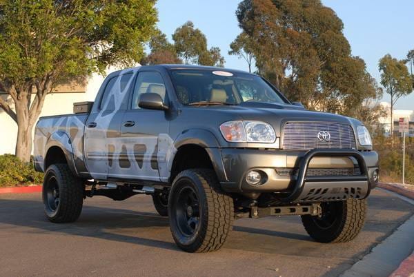Toyota Tundra Aries Bull Bar with Stainless Skid - 3 Inch