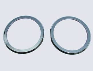 Ford Mustang Street Scene Fog Light Bezels - Chrome - 950-73100