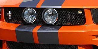 Ford Mustang Street Scene Fog Light Bezels - Chrome - 950-73100 thumbnail 2
