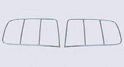 Ford Mustang Street Scene Taillight Bezels - Chrome - 950-73101