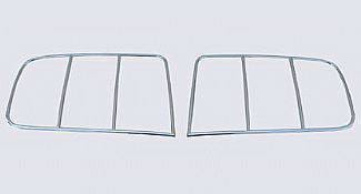 Ford Mustang Street Scene Taillight Bezels - Chrome - 950-73101