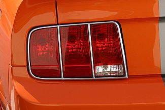 Ford Mustang Street Scene Taillight Bezels - Chrome - 950-73101 thumbnail 2