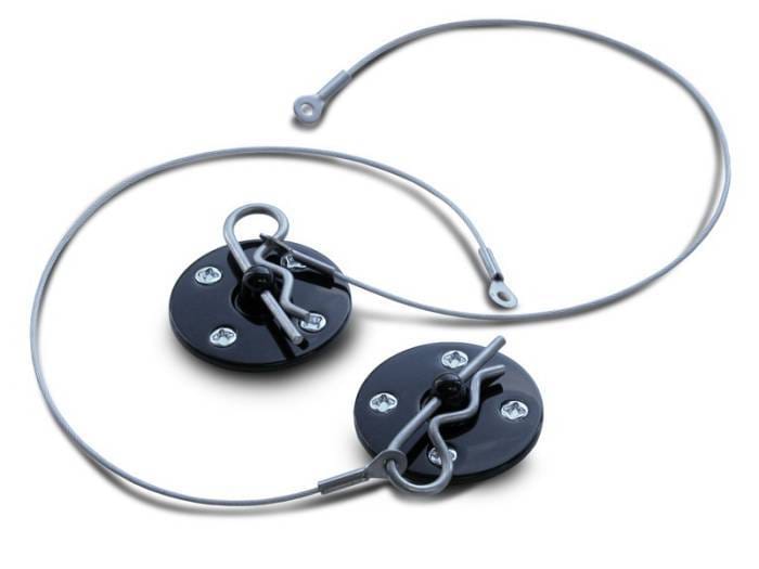 Ford Mustang Stack Racing Hood Pins - HOO-01-BK