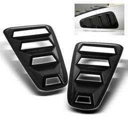 Ford Mustang Spyder Quarter Window Louver -Black - HS-WL-FM05
