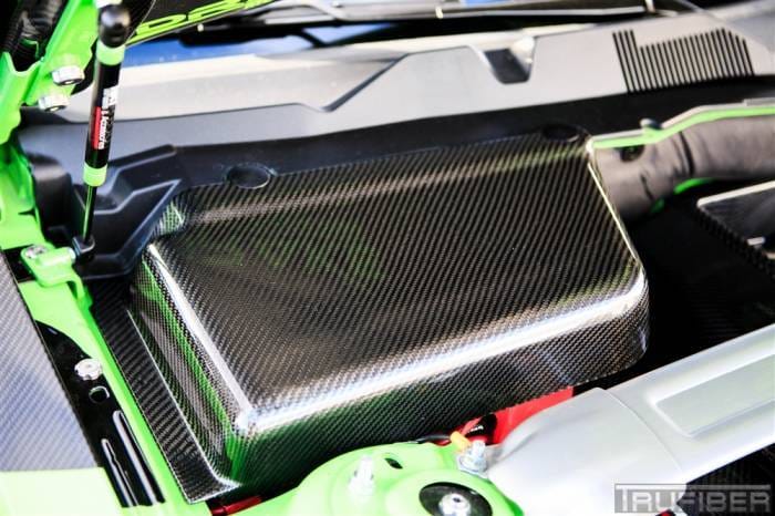 Ford Mustang TruFiber Carbon Fiber LG71 Battery & Master Cyclinder Cover TC010-LG71 thumbnail 3