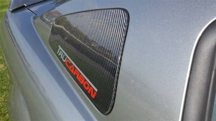 Ford Mustang TruFiber Carbon Fiber LG43 Window Cover TC10024-LG43 thumbnail 2